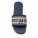 Women Navy Blue Flat Slippers